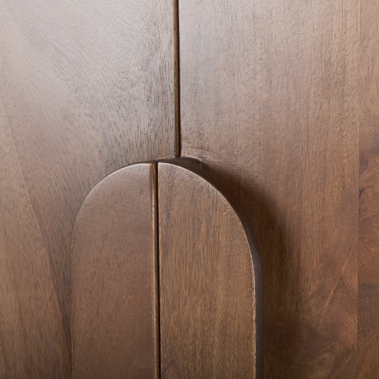 Astrid Medium Brown Solid Wood Armoire by Mercana at Eve Furniture