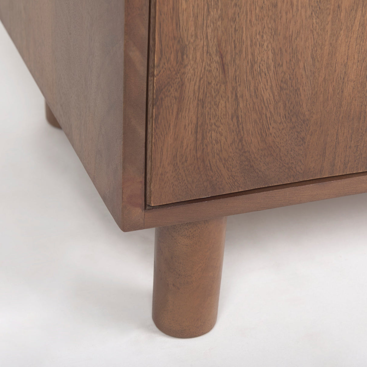 Astrid Medium Brown Solid Wood Armoire by Mercana at Eve Furniture