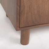 Astrid Medium Brown Solid Wood Armoire by Mercana at Eve Furniture