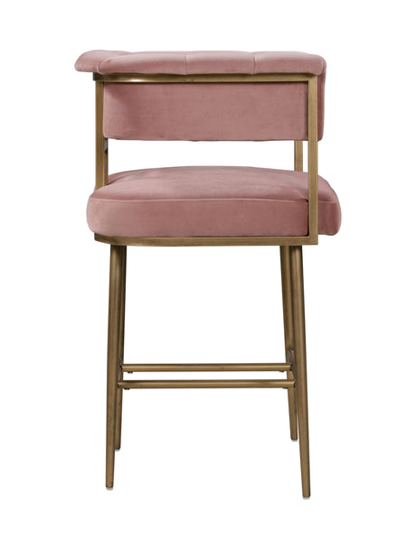 Astrid Velvet Stool by TOV Furniture at Eve Furniture