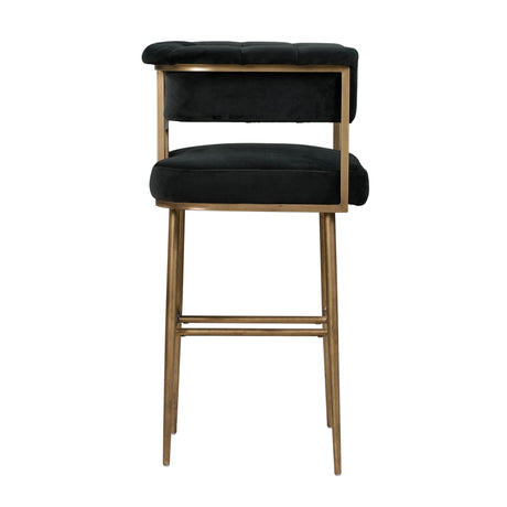 Astrid Velvet Stool by TOV Furniture at Eve Furniture