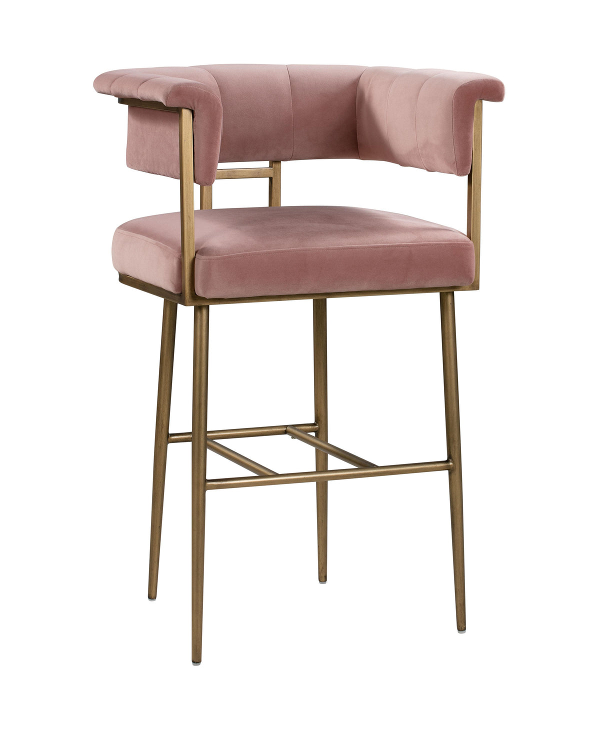 Astrid Velvet Stool by TOV Furniture at Eve Furniture