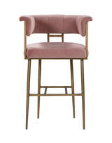 Astrid Velvet Stool by TOV Furniture at Eve Furniture