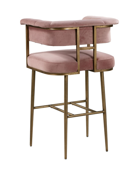 Astrid Velvet Stool by TOV Furniture at Eve Furniture