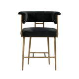 Astrid Velvet Stool by TOV Furniture at Eve Furniture