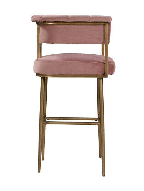 Astrid Velvet Stool by TOV Furniture at Eve Furniture