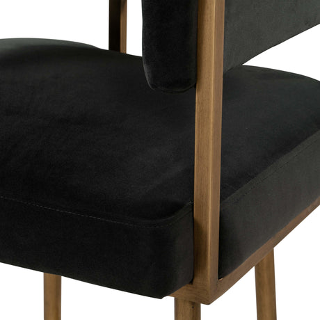 Astrid Velvet Stool by TOV Furniture at Eve Furniture