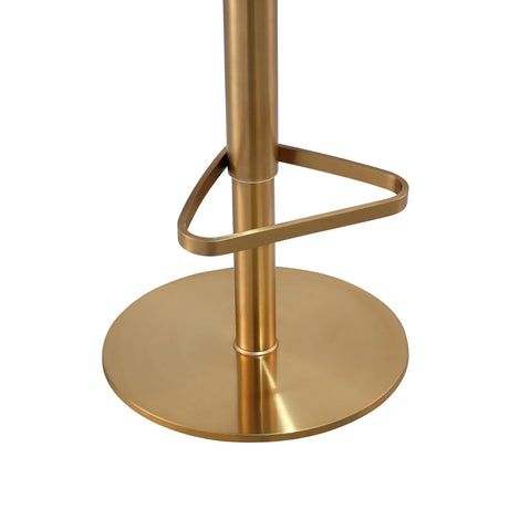Astro Performance Vegan Leather Adjustable Stool by TOV Furniture at Eve Furniture