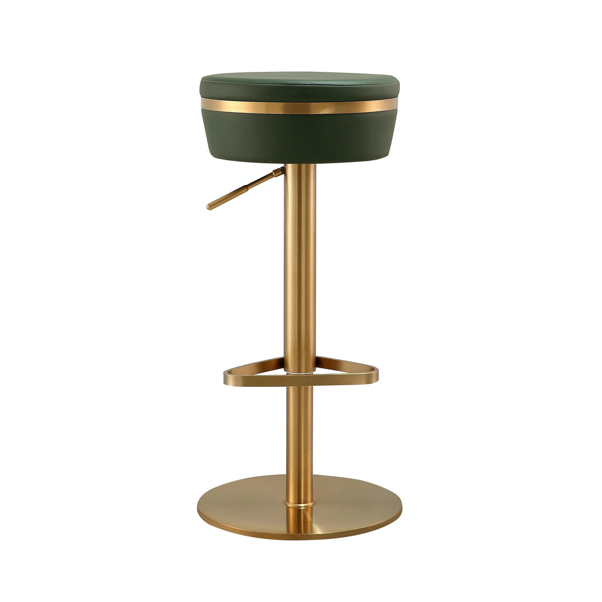 Astro Performance Vegan Leather Adjustable Stool by TOV Furniture at Eve Furniture