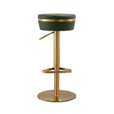 Astro Performance Vegan Leather Adjustable Stool by TOV Furniture at Eve Furniture
