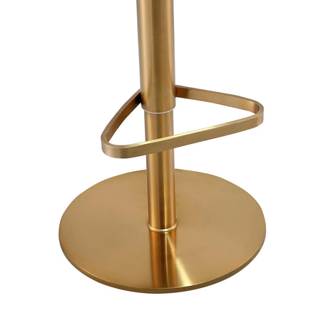 Astro Performance Vegan Leather Adjustable Stool by TOV Furniture at Eve Furniture