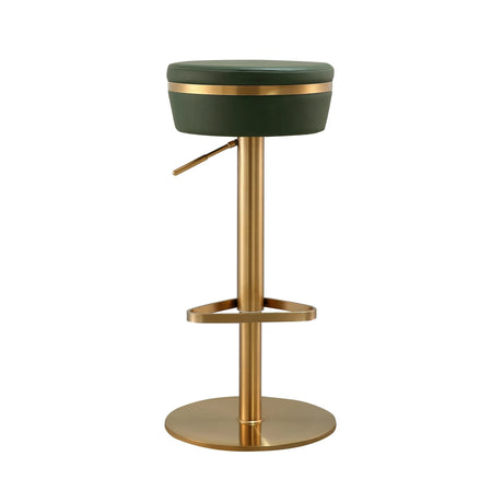 Astro Performance Vegan Leather Adjustable Stool by TOV Furniture at Eve Furniture
