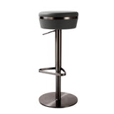 Astro Woven Performance Vegan Leather Adjustable Stool by TOV Furniture at Eve Furniture