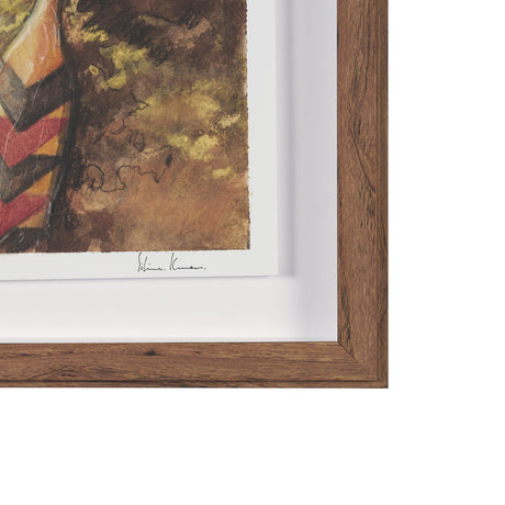 At The Cabin I by Mercana Studio Hand Embelished Framed Artwork Matted under Glass by Mercana at Eve Furniture