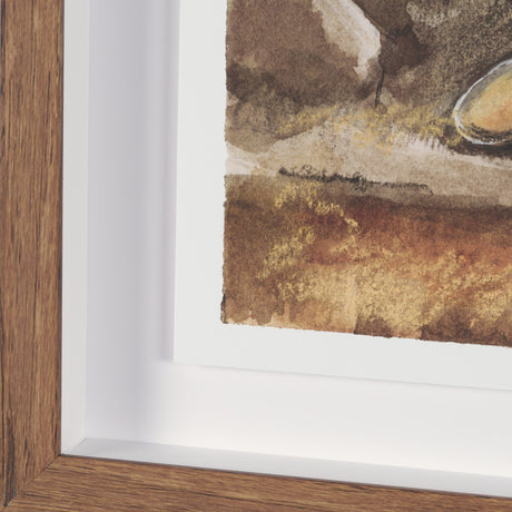 At The Cabin I by Mercana Studio Hand Embelished Framed Artwork Matted under Glass by Mercana at Eve Furniture