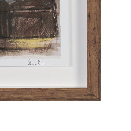 At The Cabin II by Mercana Studio Hand Embelished Framed Artwork Matted under Glass by Mercana at Eve Furniture