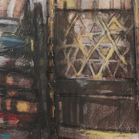 At The Cabin III by Mercana Studio Hand Embelished Framed Artwork Matted under Glass by Mercana at Eve Furniture
