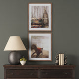 At The Cabin III by Mercana Studio Hand Embelished Framed Artwork Matted under Glass by Mercana at Eve Furniture