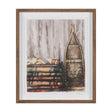 At The Cabin III by Mercana Studio Hand Embelished Framed Artwork Matted under Glass by Mercana at Eve Furniture
