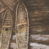 At The Cabin IV by Mercana Studio Hand Embelished Framed Artwork Matted under Glass by Mercana at Eve Furniture