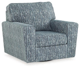 Aterburm Twilight Swivel Accent Chair by Ashley at Eve Furniture