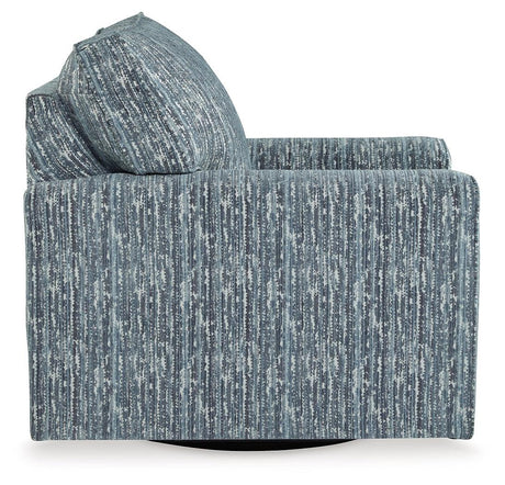 Aterburm Twilight Swivel Accent Chair by Ashley at Eve Furniture