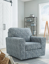 Aterburm Twilight Swivel Accent Chair by Ashley at Eve Furniture