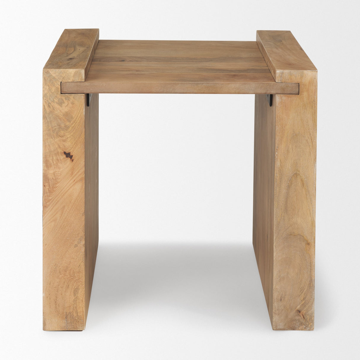 Athelia Light Wood Accent Table by Mercana at Eve Furniture