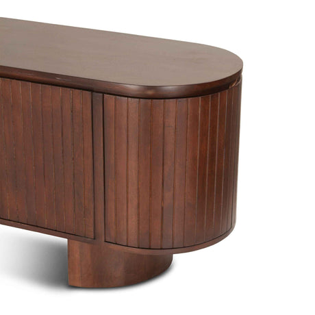 Athena 79" Media Cabinet in Aged Mahogany by Home Trends & Design at Eve Furniture