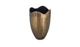 Athena Cast Aluminum Vase Antique Brass by Moe's Home at Eve Furniture
