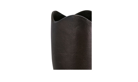 Athena Cast Aluminum Vase Blackened Bronze by Moe's Home at Eve Furniture