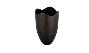 Athena Cast Aluminum Vase Blackened Bronze by Moe's Home at Eve Furniture
