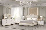 Athena Cream Bedroom Set by Cosmos Furniture at Eve Furniture