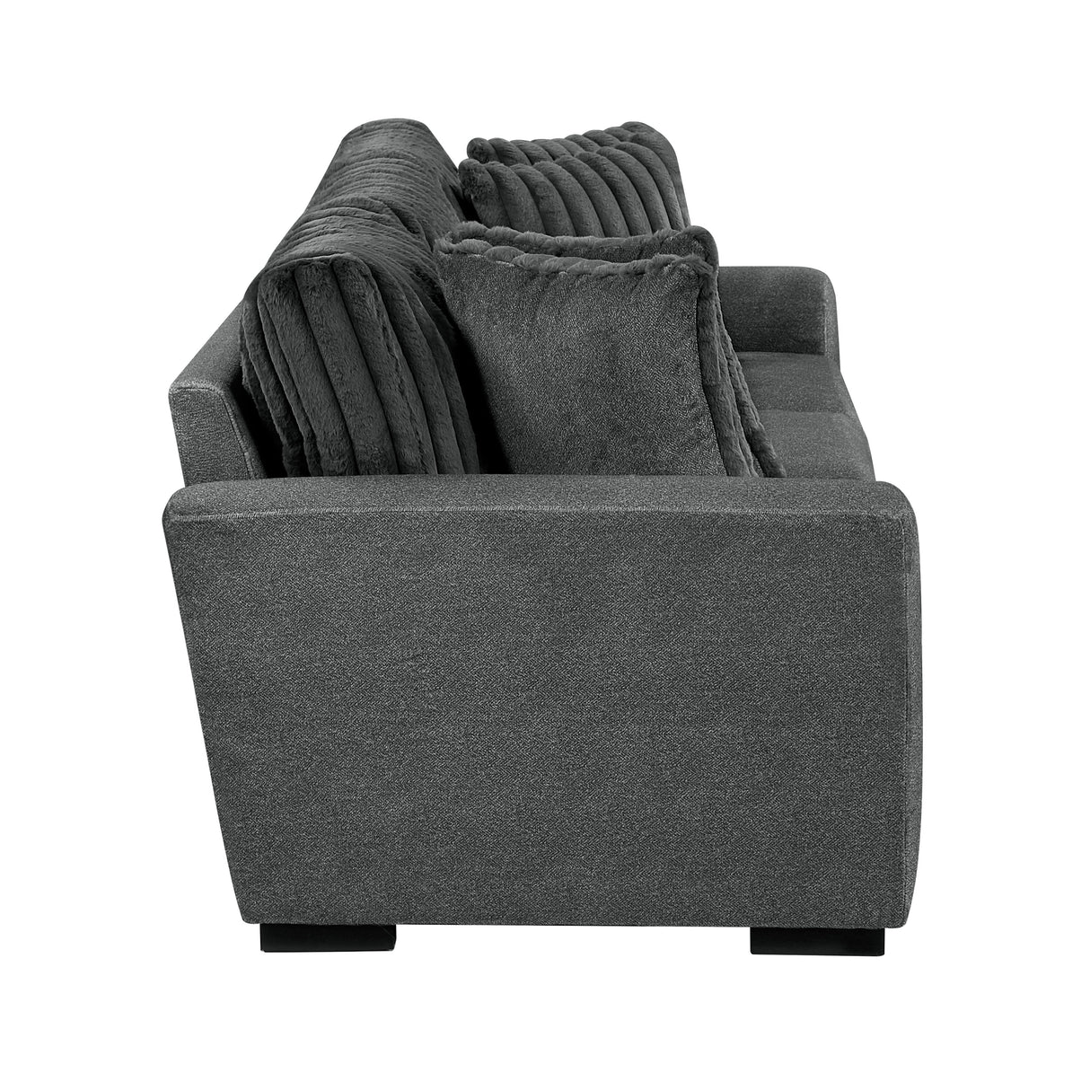 Athena Dark Gray Living Room Set by Homelegance at Eve Furniture