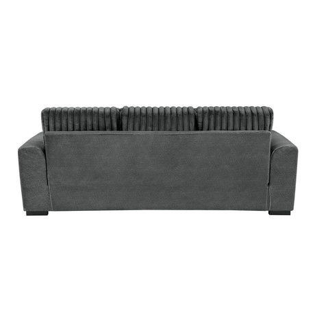 Athena Dark Gray Living Room Set by Homelegance at Eve Furniture