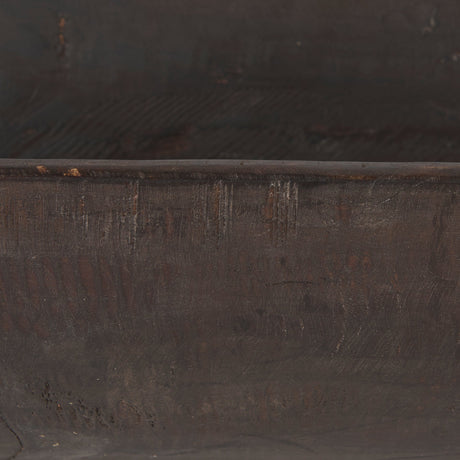 Athena Extra Large Oblong Black-Brown Reclaimed Wood Bowl by Mercana at Eve Furniture