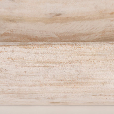 Athena Extra Large Oblong Light-Wash Reclaimed Wood Bowl by Mercana at Eve Furniture