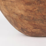 Athena Extra Large Oblong Medium Brown Reclaimed Wood Bowl by Mercana at Eve Furniture