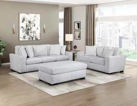Athena Gray Living Room Set by Homelegance at Eve Furniture