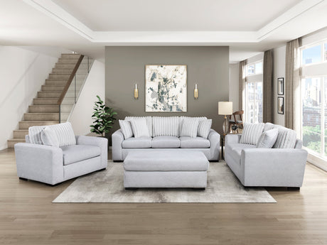 Athena Gray Living Room Set by Homelegance at Eve Furniture