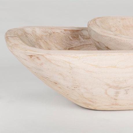 Athena Set of 2 Extra Large Light-Wash Reclaimed Wood Trays by Mercana at Eve Furniture