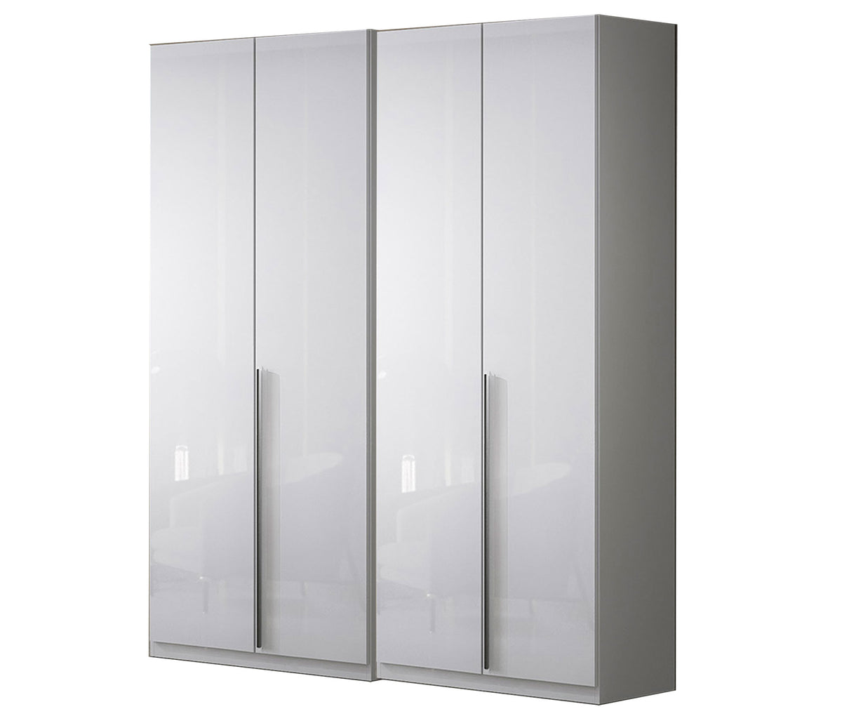 Athena White 4 Door Wardrobe