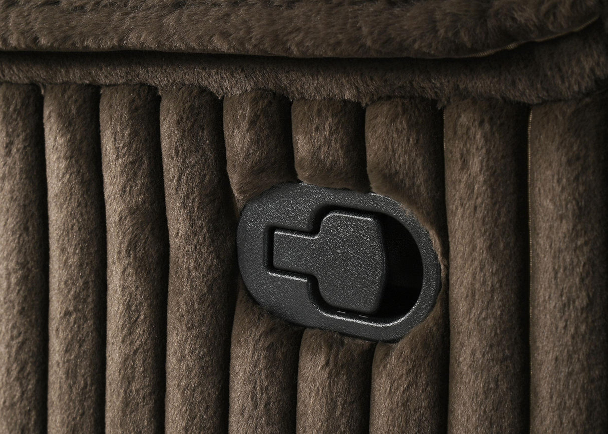 Atkinson Chocolate Upholstered Reclining Sectional Sofa by Coaster at Eve Furniture