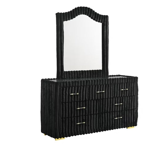 Atlam w/Henley Black Bedroom Set by New Era Innovations at Eve Furniture