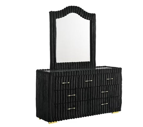 Atlam w/Henley Black Bedroom Set by New Era Innovations at Eve Furniture