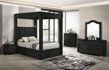 Atlam w/Henley Black Bedroom Set by New Era Innovations at Eve Furniture