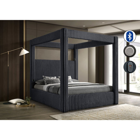 Atlam w/Henley Grey Bedroom Set by New Era Innovations at Eve Furniture