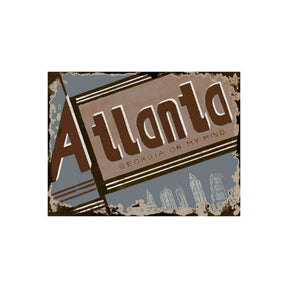 Atlanta by Alarm a Hand Embellished Textured Canvas by Mercana at Eve Furniture