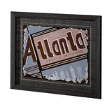 Atlanta by Alarm a Hand Embellished Textured Framed Art Print by Mercana at Eve Furniture