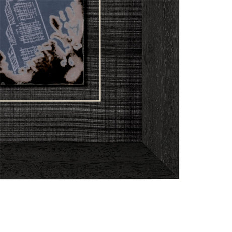 Atlanta by Alarm a Hand Embellished Textured Framed Art Print by Mercana at Eve Furniture